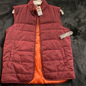 Union bay burgundy winter vest
